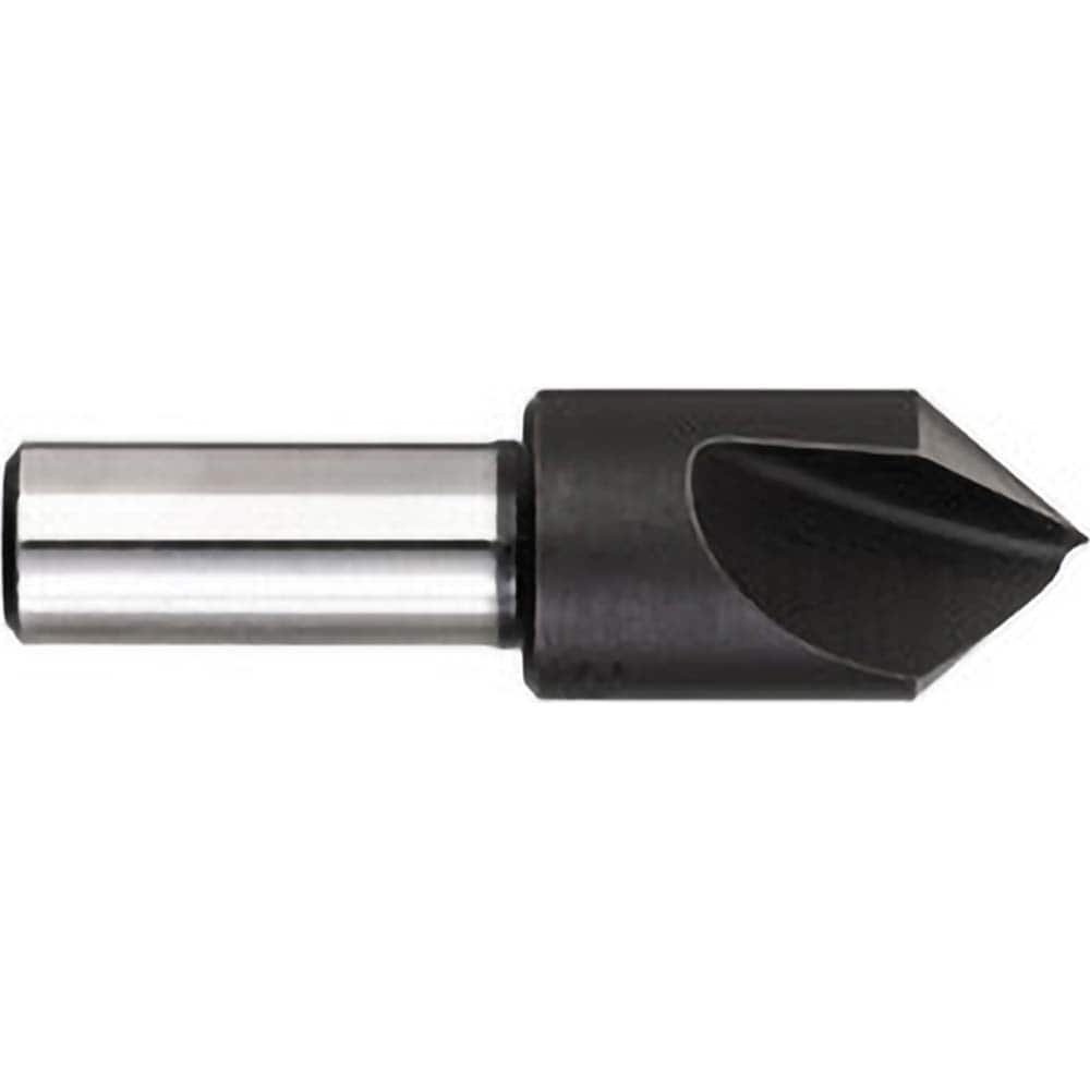 Titan USA - Countersinks; Head Diameter (Inch): 3/4 ; Head Diameter (Decimal Inch): 0.7500 ; Number of Flutes: 1 ; Included Angle: 82 ; Countersink Material: Solid Carbide ; Countersink Finish/Coating: Uncoated - Exact Industrial Supply