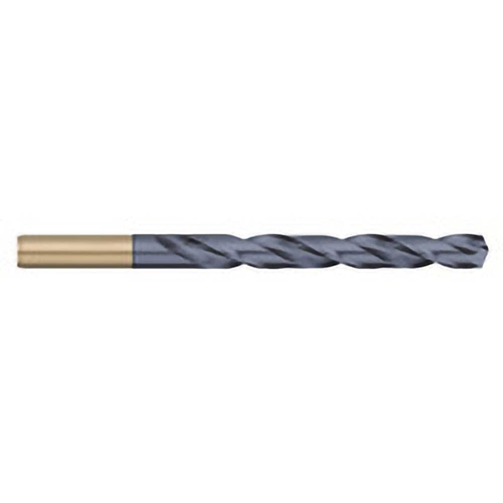 Jobber Length Drill Bit: 0.4375″ Dia, 135 °, Cobalt AlTiN Finish, 5.5″ OAL, Right Hand Cut, Spiral Flute, Straight-Cylindrical Shank