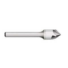 Titan USA - Countersinks; Head Diameter (Inch): 1/8 ; Head Diameter (Decimal Inch): 0.1250 ; Number of Flutes: 3 ; Included Angle: 90 ; Countersink Material: Solid Carbide ; Countersink Finish/Coating: Uncoated - Exact Industrial Supply