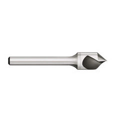 Titan USA - Countersinks; Head Diameter (Inch): 1/4 ; Head Diameter (Decimal Inch): 0.2500 ; Number of Flutes: 1 ; Included Angle: 60 ; Countersink Material: Solid Carbide ; Countersink Finish/Coating: Uncoated - Exact Industrial Supply