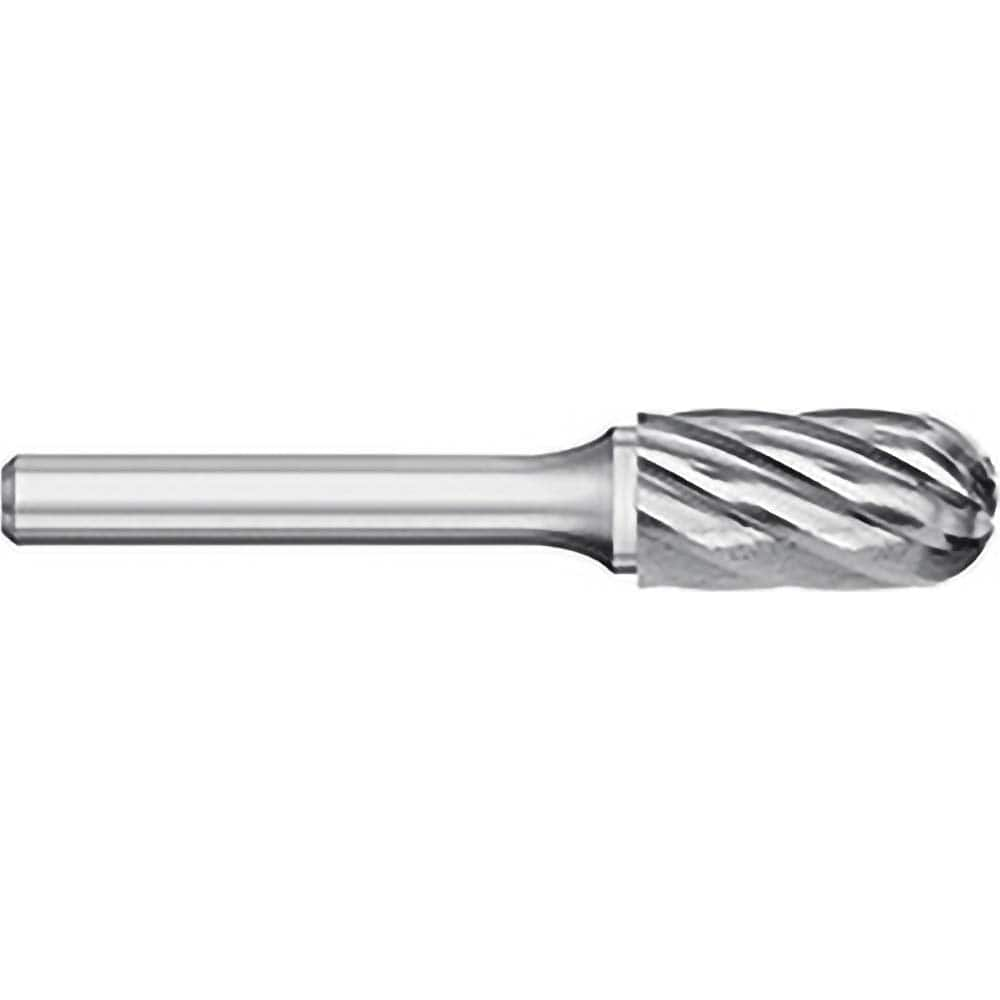 Titan USA - Burrs; Head Shape: Cylinder Ball End ; Industry Specification: SC-3NF ; Tooth Style: Aluma Cut ; Cutting Diameter (Inch): 3/8 ; Cutting Diameter (Decimal Inch): 0.3750 ; Shank Diameter (Inch): 1/4 - Exact Industrial Supply