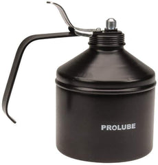 PRO-LUBE - 1,000 mL Capcity, 9" Long Rigid Spout, Lever-Type Oiler - Steel Pump, Steel Body, Powder Coated - Best Tool & Supply