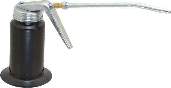 PRO-LUBE - 180 mL Capcity, 6" Long Rigid Spout, Pistol-Grip Oiler - Steel Pump, Steel Body, Powder Coated - Best Tool & Supply