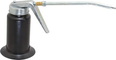 PRO-LUBE - 180 mL Capcity, 6" Long Rigid Spout, Pistol-Grip Oiler - Steel Pump, Steel Body, Powder Coated - Best Tool & Supply