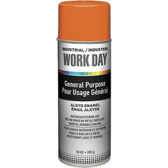 Krylon - Orange, Gloss, Enamel Spray Paint - 9 to 13 Sq Ft per Can, 10 oz Container, Use on Ceramics, Glass, Metal, Plaster, Wood - Best Tool & Supply