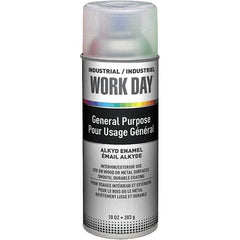 Krylon - Clear, Gloss, Enamel Spray Paint - 9 to 13 Sq Ft per Can, 10 oz Container, Use on Ceramics, Glass, Metal, Plaster, Wood - Best Tool & Supply