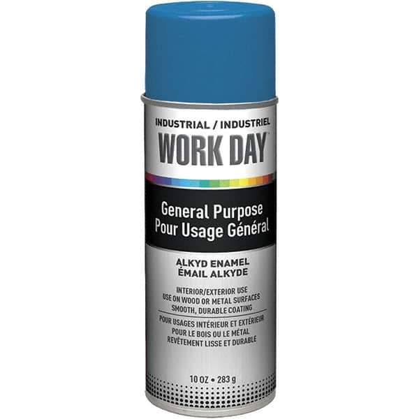 Krylon - True Blue, Gloss, Enamel Spray Paint - 9 to 13 Sq Ft per Can, 10 oz Container, Use on Ceramics, Glass, Metal, Plaster, Wood - Best Tool & Supply