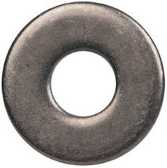 Made in USA - #4 Screw, Grade 300 Stainless Steel Standard Flat Washer - 1/8" ID x 0.312" OD, 0.025" Thick, Passivated Finish, Meets Military Specifications - Best Tool & Supply