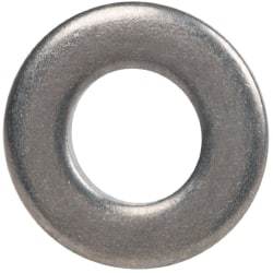 Made in USA - #8 Screw, Grade 300 Stainless Steel Standard Flat Washer - 0.188" ID x 3/8" OD, 0.065" Thick, Plain Finish, Meets Military Specifications - Best Tool & Supply