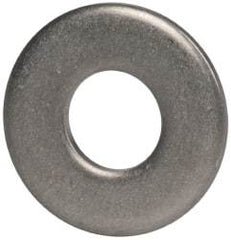 Made in USA - #10 Screw, Grade 300 Stainless Steel Standard Flat Washer - 0.219" ID x 0.438" OD, 0.065" Thick, Plain Finish, Meets Military Specifications - Best Tool & Supply