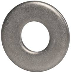 Made in USA - #10 Screw, Grade 300 Stainless Steel Standard Flat Washer - 0.219" ID x 1/2" OD, 0.065" Thick, Passivated Finish, Meets Military Specifications - Best Tool & Supply