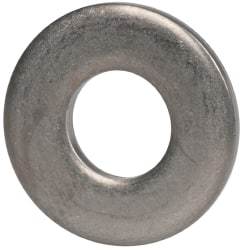 Made in USA - #12 Screw, Grade 300 Stainless Steel Standard Flat Washer - 1/4" ID x 0.562" OD, 0.051" Thick, Plain Finish, Meets Military Specifications - Best Tool & Supply