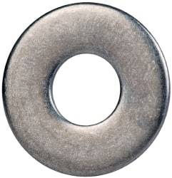 Made in USA - 1/4" Screw, Grade 17-7 PH Stainless Steel USS Flat Washer - 5/16" ID x 3/4" OD, 0.063" Thick, Plain Finish - Best Tool & Supply