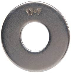 Made in USA - 3/4" Screw, Grade 17-7 PH Stainless Steel USS Flat Washer - 13/16" ID x 2" OD, 0.131" Thick, Plain Finish - Best Tool & Supply