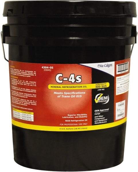 Nu-Calgon - 5 Gallon Pail Mineral Oil Refrigeration Oil - Best Tool & Supply