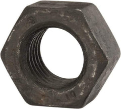 Value Collection - M30x3.50 Steel Right Hand Hex Nut - 46mm Across Flats, 24mm High, Uncoated - Best Tool & Supply