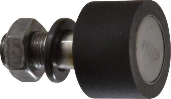 Osborn International - 1-1/4" Roller Diam x 0.843" Width, 1/2" Stud Diam x 1-1/4" Length, Plain Stud Load Runner - Urethane, 5/8" Thread Length, 1/2-20 Thread, 2.093" OAL, 110 Lb Dynamic Cap - Best Tool & Supply