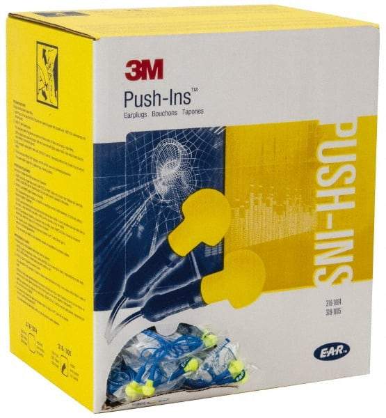 3M - Reusable, Corded, 28 dB Earplugs - Yellow, 500 Pairs - Best Tool & Supply