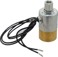 KIP - 1/4" Port, Direct Acting, Brass Solenoid Valve - Normally Open, 100 Max PSI, Buna-N Seal - Best Tool & Supply