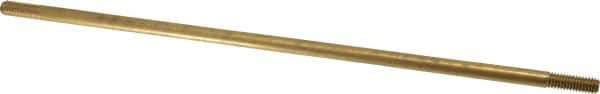 Made in USA - 12" Long, 5/16-18 Thread, Float Valve Rod - Brass, 1/2" Thread Length - Best Tool & Supply