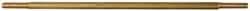 Made in USA - 8" Long, 1/4-20 Thread, Float Valve Rod - Brass, 1/2" Thread Length - Best Tool & Supply