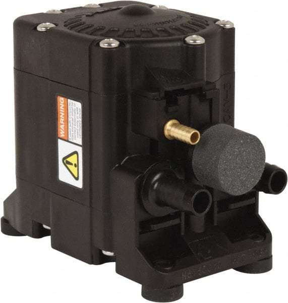 FloJet - 1/2" NPT, Nonmetallic, Air Operated Diaphragm Pump - Santoprene Diaphragm, Polypropylene Housing - Best Tool & Supply