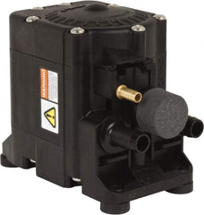 FloJet - 1/2" NPT, Nonmetallic, Air Operated Diaphragm Pump - Santoprene Diaphragm, Polypropylene Housing - Best Tool & Supply