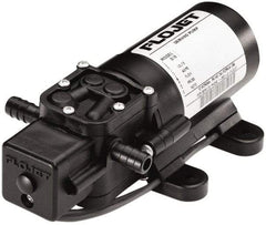 FloJet - 3/8 Inlet Size, 3/8 Outlet Size, Demand Switch 40 PSI, Diaphragm Spray Pump - 12 Input Voltage, Santoprene, Polypropylene, 1.00 Max GPM, Barbed - Best Tool & Supply