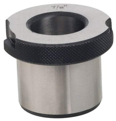 Value Collection - Type SF, No. 3 Inside Diam, Head, Slip Fixed Drill Bushing - 1/2" Body Outside Diam, 1-3/8" Length Under Head, Steel, Counterbored, LS-1 Compatible - Best Tool & Supply