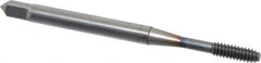 OSG - #4-40 UNC H5 Thread Limit Modified Bottoming Thread Forming Tap - Powdered Metal High Speed Steel, TiCN Finish, 1-7/8" OAL, 9/16" Thread Length, Right Hand Thread, Series EXOTAP NRT - Best Tool & Supply