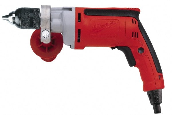 Milwaukee Tool - 1/2" Keyless Chuck, Pistol Grip Handle Electric Drill - Best Tool & Supply