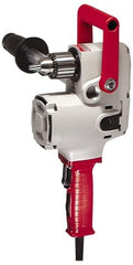 Milwaukee Tool - 1/2" Keyed Chuck, 300 & 1,200 RPM, Pipe Handle Electric Drill - Best Tool & Supply