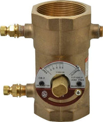 Bell & Gossett - 2" Pipe, Threaded End Connections, Inline Calibrated Balance Valve - 5-1/8" Long, 4-1/8" High, 300 Max psi, Brass Body - Best Tool & Supply