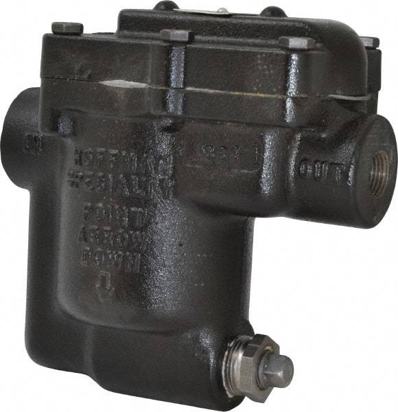 Hoffman Speciality - 1/2 Female" Pipe, Cast Iron Inverted Bucket Steam Trap - 125 Max psi - Best Tool & Supply