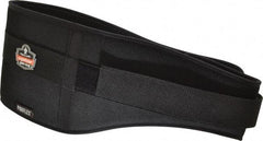 Ergodyne - Size L, Hook & Loop, Nylon/Foam Belt - 34 to 38" Waist, 7-3/4" Wide, Lumbar Support, Black - Best Tool & Supply