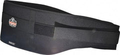 Ergodyne - Size 2XL, Hook & Loop, Nylon/Foam Belt - 42 to 46" Waist, 7-3/4" Wide, Lumbar Support, Black - Best Tool & Supply