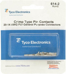 Tyco/Amp - 20 to 14 AWG Wire Modular Receptacle Plug Connector Pin Contact - Best Tool & Supply