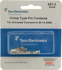 Tyco/Amp - 20 to 14 AWG Wire Modular Receptacle Plug Connector Pin Contact - Best Tool & Supply