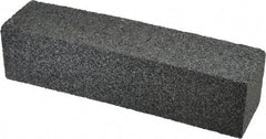 Made in USA - 8" Long x 2" Wide x 2" Thick, Silicon Carbide Sharpening Stone - Plain Rectangle, 24 Grit, Very Coarse Grade - Best Tool & Supply