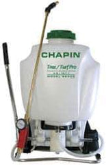 Chapin - 4 Gal Garden Backpack Sprayer - Reinforced Hose, Polyethylene Tank, For Industrial Applications - Best Tool & Supply