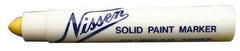 Markal - Yellow Solid Paint Marker - Soft Crayon Tip, Alcohol Base Ink - Best Tool & Supply