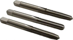 Hertel - 1/4-20 UNC, 4 Flute, Bottoming, Plug & Taper, Bright Finish, High Speed Steel Tap Set - 2-1/2" OAL, 2B/3B Class of Fit - Best Tool & Supply