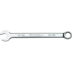 Wright Tool & Forge - Combination Wrenches; Type: Combination Wrench ; Tool Type: SAE ; Size (Inch): 7/16 ; Number of Points: 12 ; Finish/Coating: Satin Finish ; Material: Alloy Steel - Exact Industrial Supply