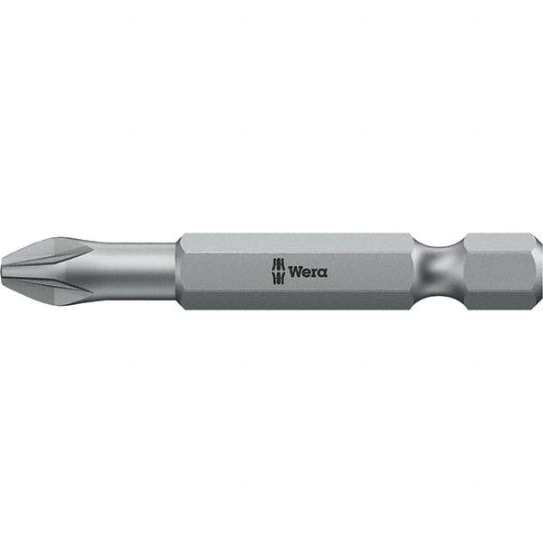 Wera - #1 Pozidriv Screwdriver Bit - 2" OAL - Best Tool & Supply