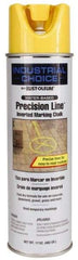 Rust-Oleum - 17 fl oz Yellow Marking Chalk - 500' to 530' Coverage at 1-1/4" Wide, Water-Based Formula - Best Tool & Supply