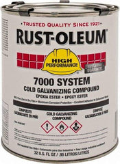 Rust-Oleum - 1 Qt Zinc Cold Galvanizing Compound - Comes in Pail - Best Tool & Supply