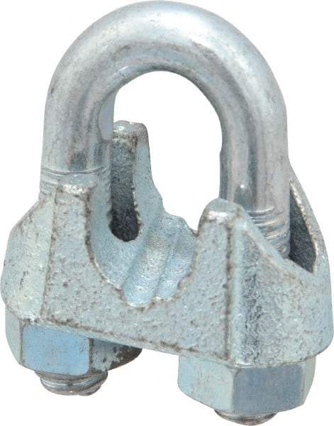 Value Collection - 5/16" Wire Rope U-Bolt Clip - Malleable Iron, Galvanized - Best Tool & Supply