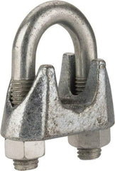 Value Collection - 1" Wire Rope U-Bolt Clip - Malleable Iron, Galvanized - Best Tool & Supply