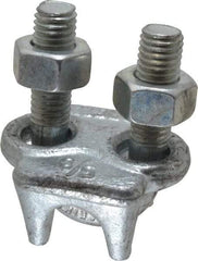 Value Collection - 5/8" Wire Rope U-Bolt Clip - Forged Carbon Steel, Galvanized - Best Tool & Supply