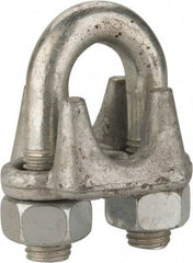 Value Collection - 7/8" Wire Rope U-Bolt Clip - Forged Steel, Galvanized - Best Tool & Supply